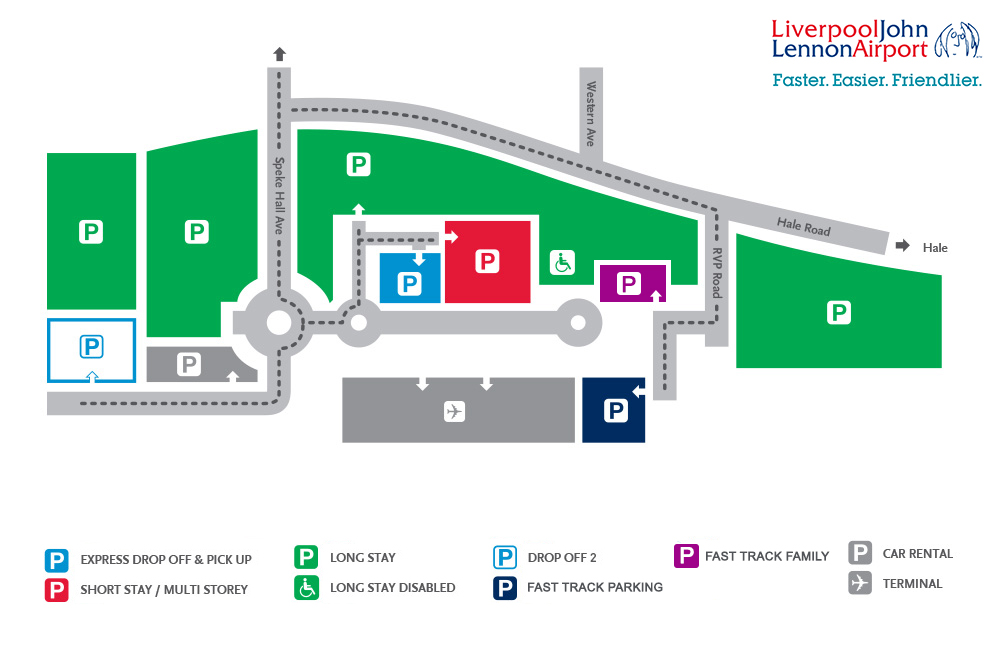 Book Airport Car Parking Liverpool John Lennon Airport   Drop Off Car Park Map 