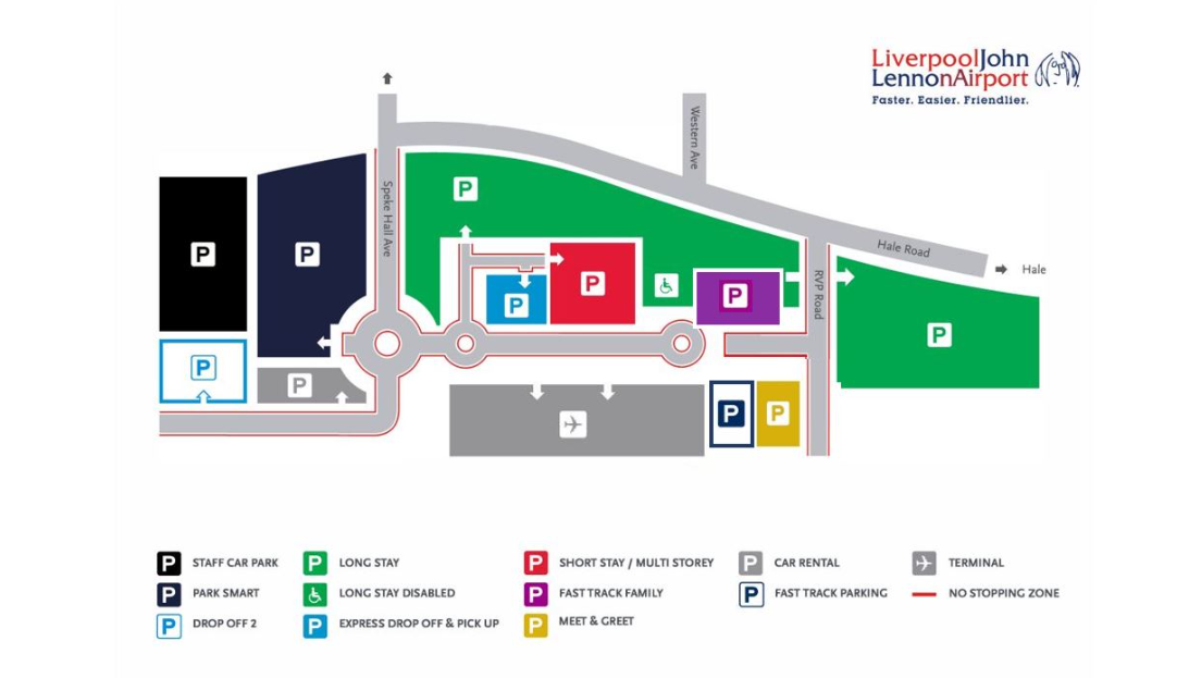 Picking Up Dropping Off Liverpool John Lennon Airport   Carparkmap 